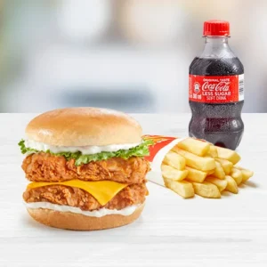 double munch burger meal