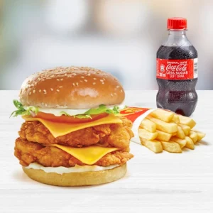 double big boss burger meal